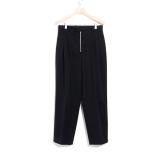 EX WIDE TAPERED BARE ZIP TROUSERS