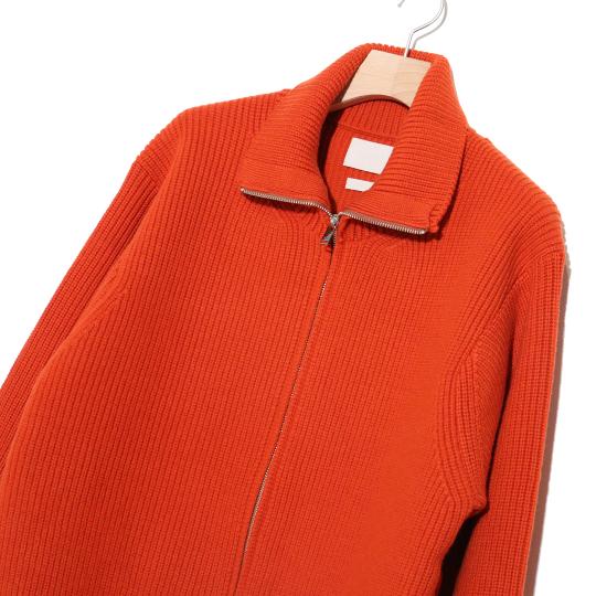 3/4 FRONT ZIP HIGHNECK RIB SWEATER 人気販売店 icqn.de