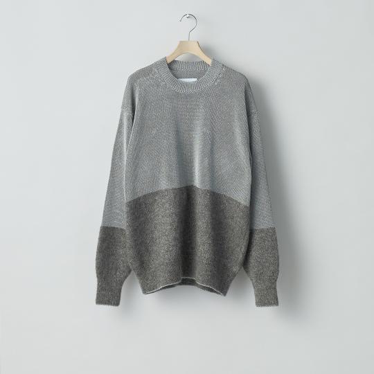 MOHAIR GLITTER KNIT COMBINATION LS (ST.1012)