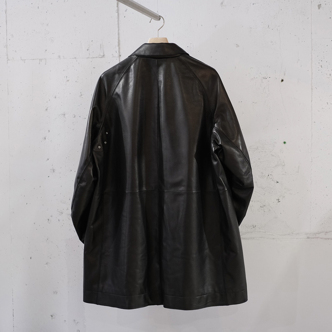 LEATHER CUT-OFF HALF COAT (YK24SS0629C) | Harmonia | UNUSED URU 